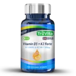 Vitamina D3 + K2 Forte - Intareste sistemul imunitar favorizeaza acumularea de calciu in oase si dinti
